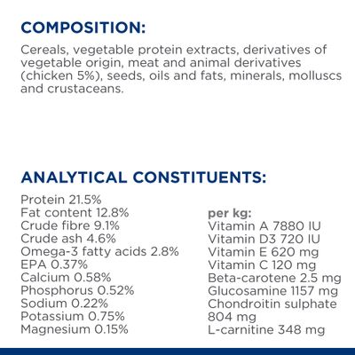 Hill's Prescription Diet Canine j/d Integratore alimentare a ridotto contenuto calorico per la cura delle articolazioni - Pollo