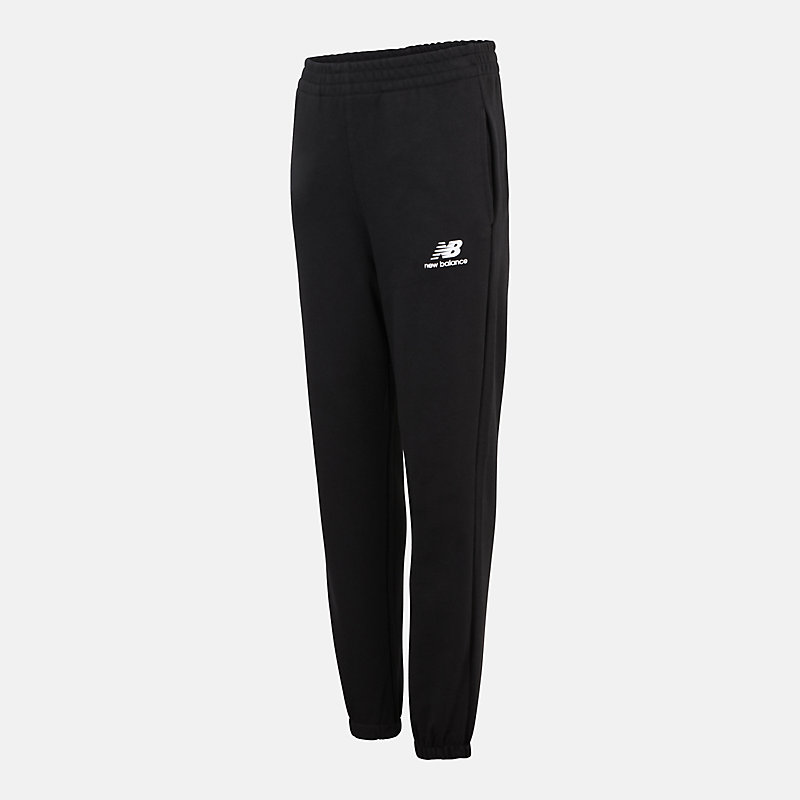 Spodnie dresowe Enfant Essentials Stacked Logo French Terry – CZARNE