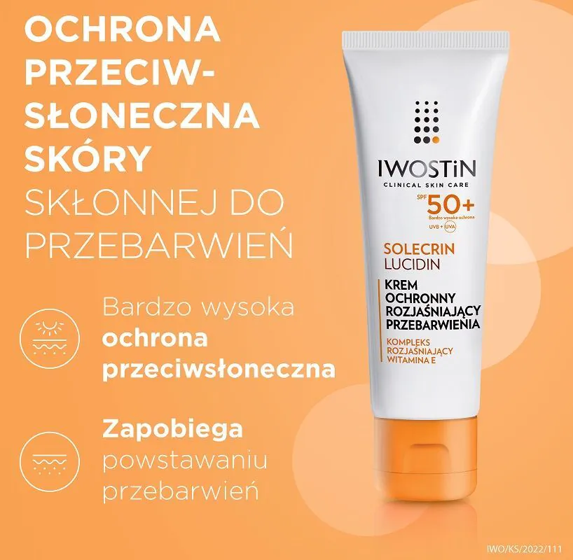 Iwostin Solecrin Lucidin Krem na przebarwienia SPF 50+