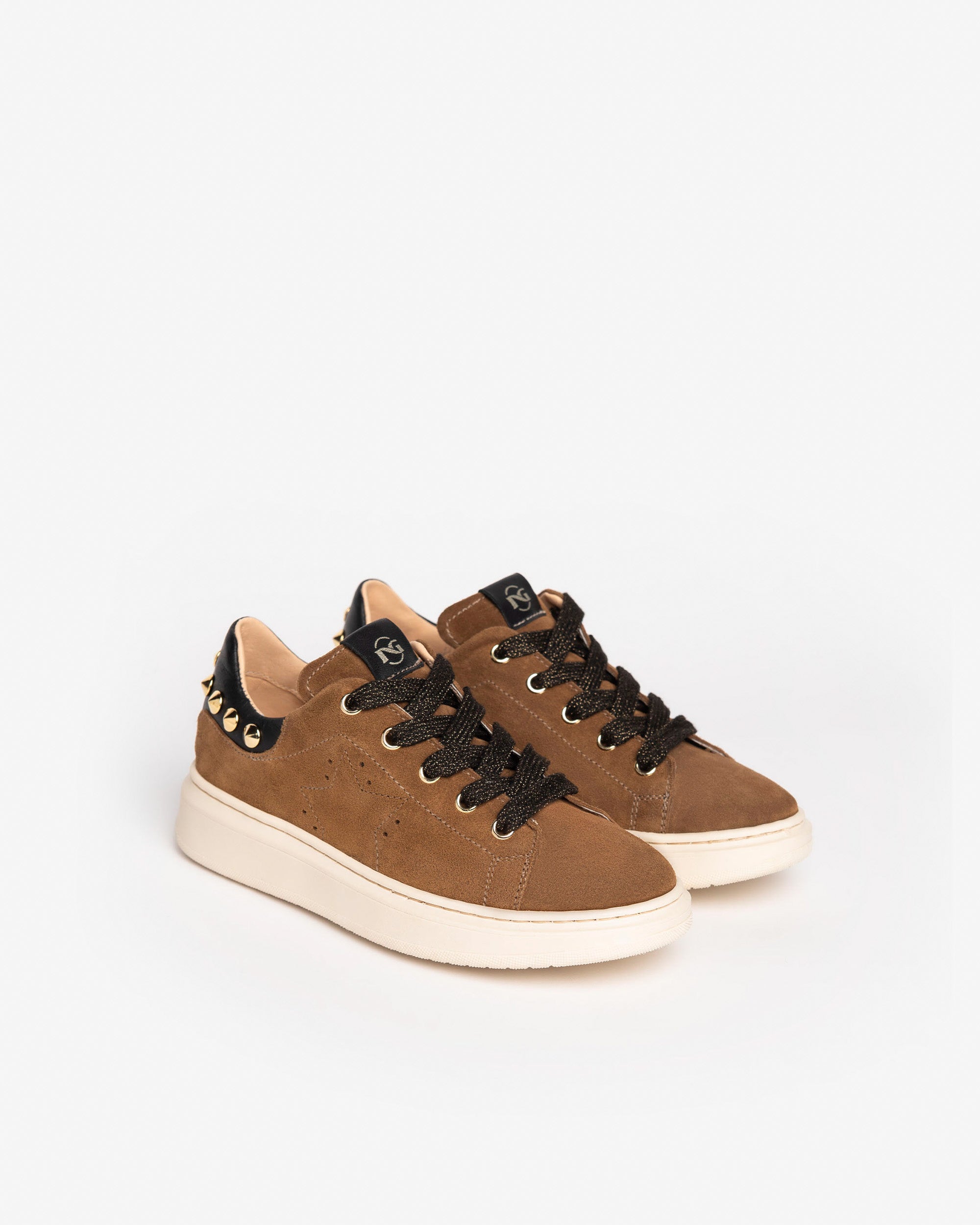  Baskets en daim et cuir pour adolescentes