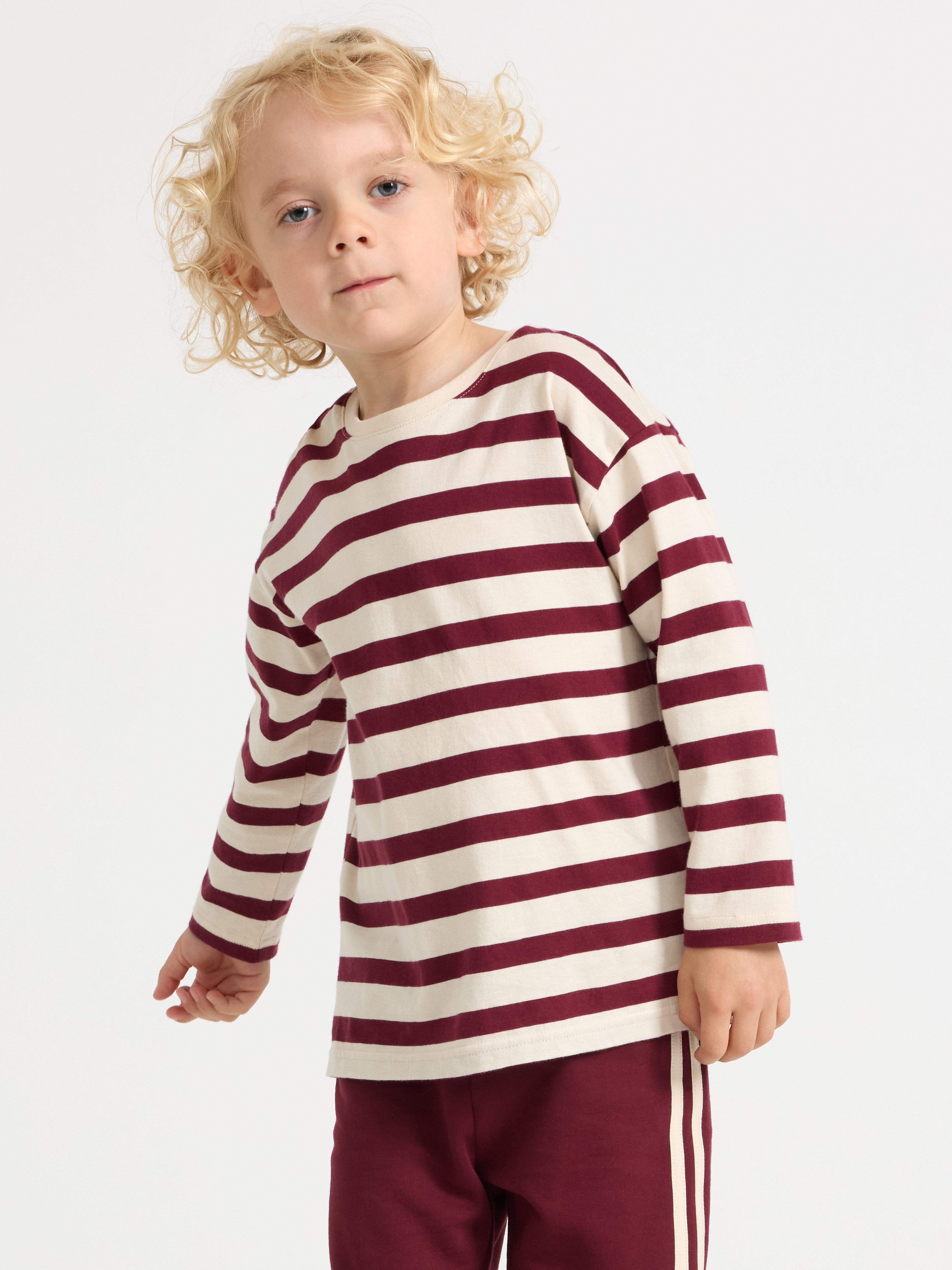 Långärmad topp Dk dusty red