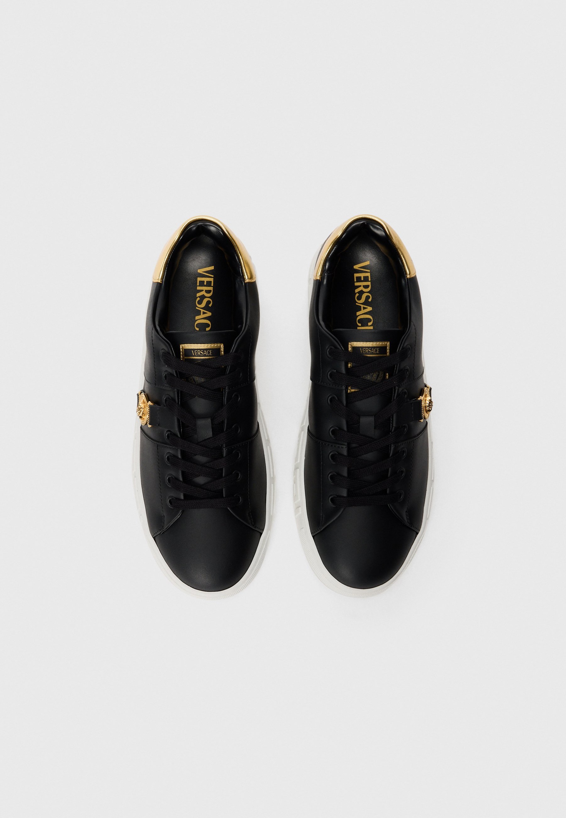 Versace FREEBIO - Sneakers - zwart/goudkleurig