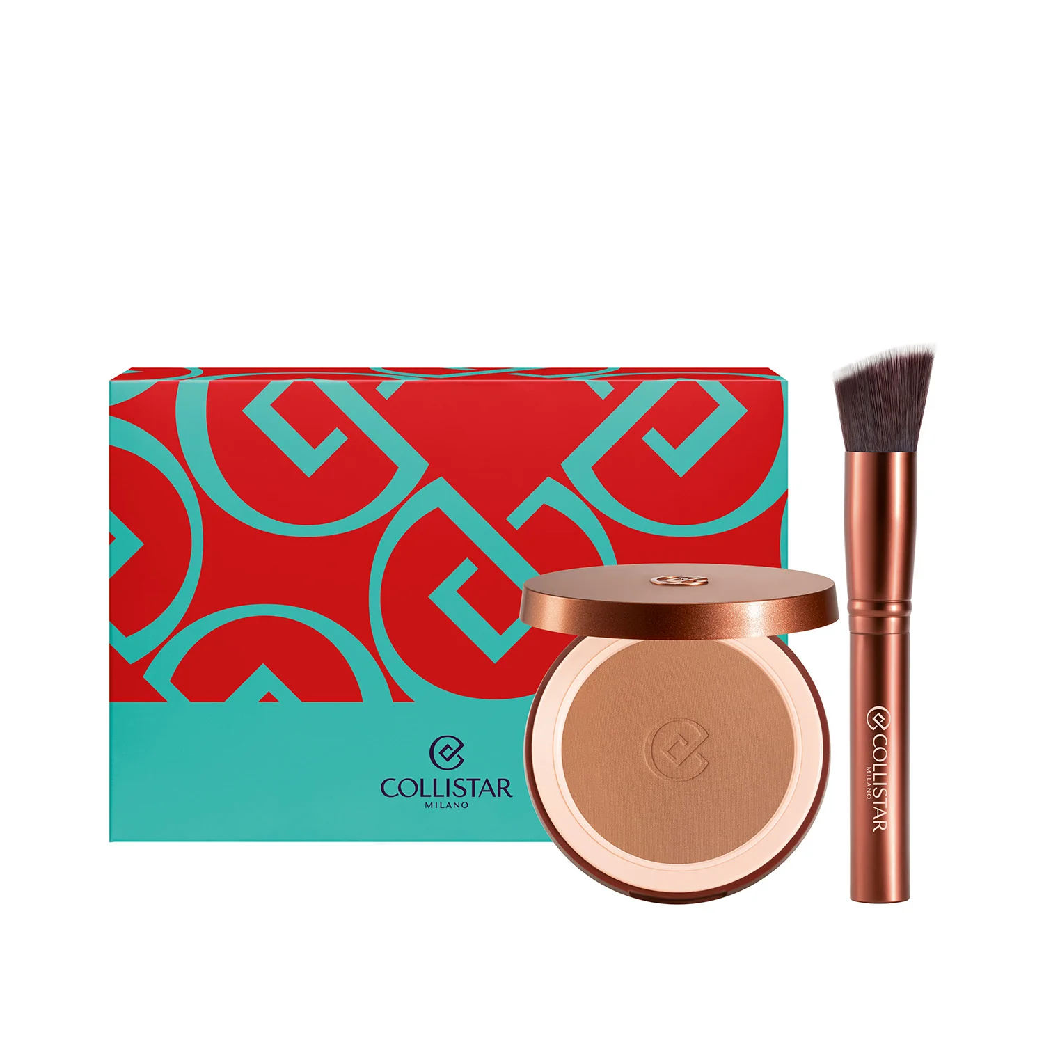 Viso Cofanetto terra polvere abbronzante effetto seta - Cofanetto Make Up, Terra
