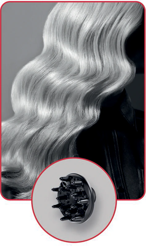 Secador de cabelo Rowenta Karl Lagerfeld Powerline 3 CV591LF0