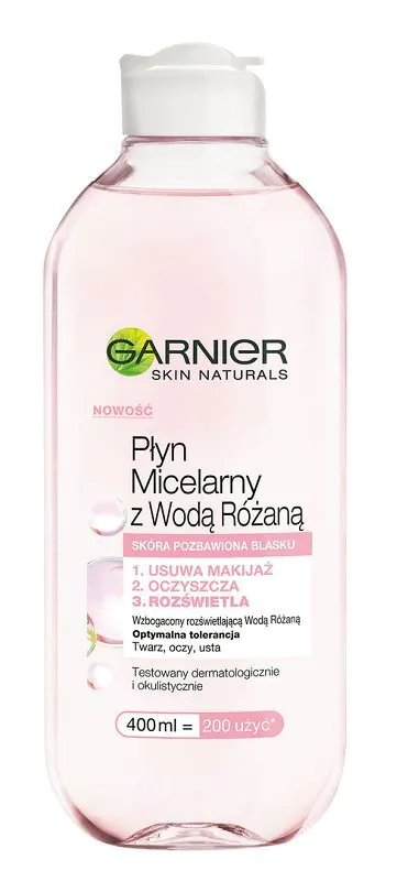 Garnier Skin Naturals Płyn micelarny z wodą różaną