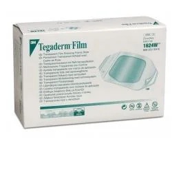 Apósito de aluminio estéril transparente 3M Tegaderm de 10x12 cm, 5 unidades