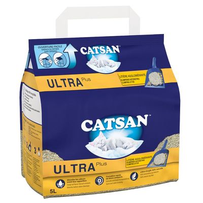 Lettiera agglomerante per gatti Catsan Ultra Plus