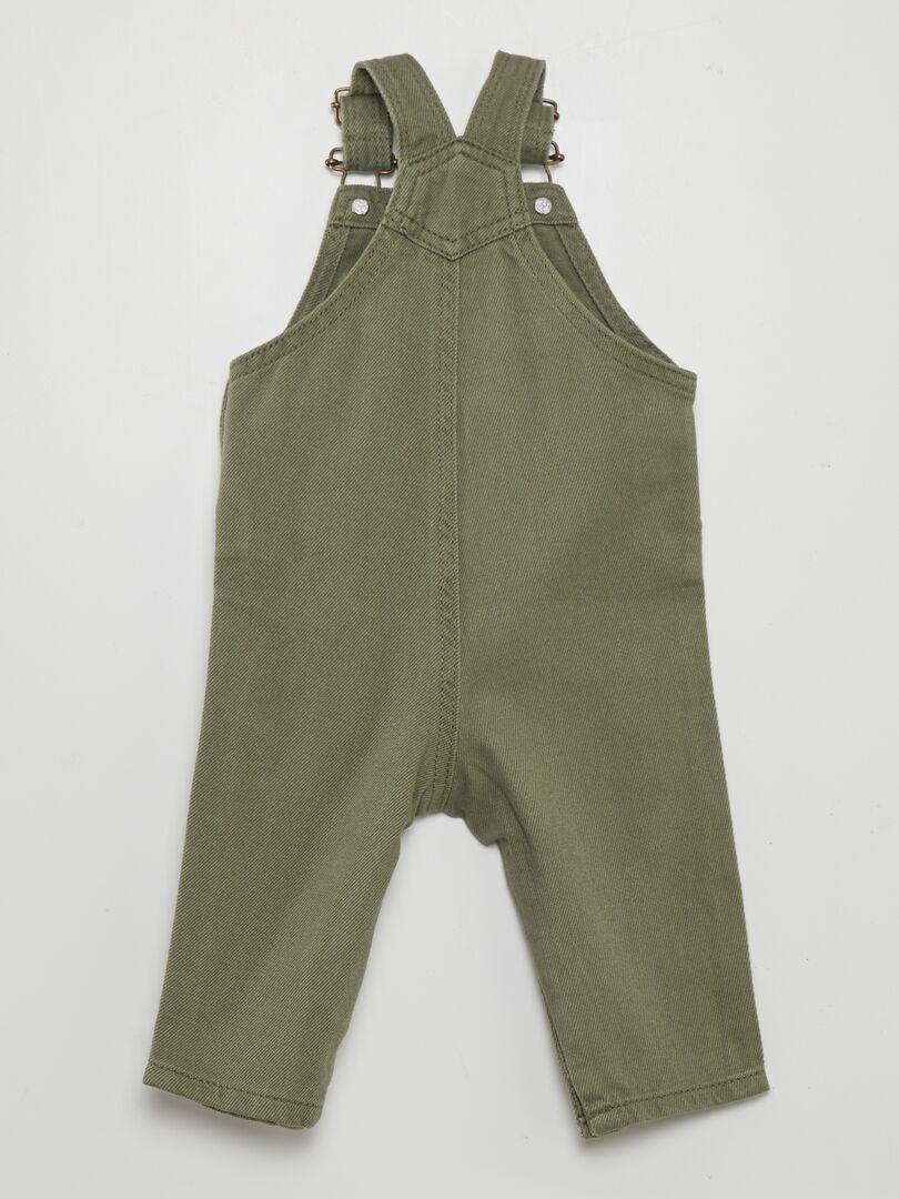 Effen lange overall - GROEN