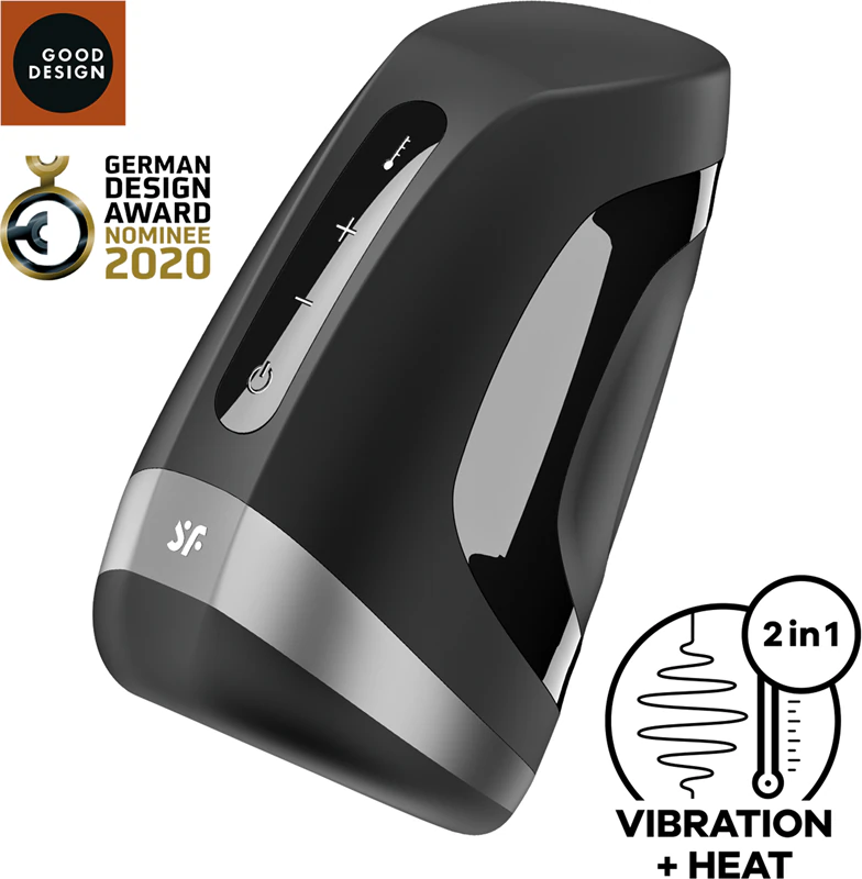 Satisfyer Men Heat Vibrationsmasturbator wibrujący