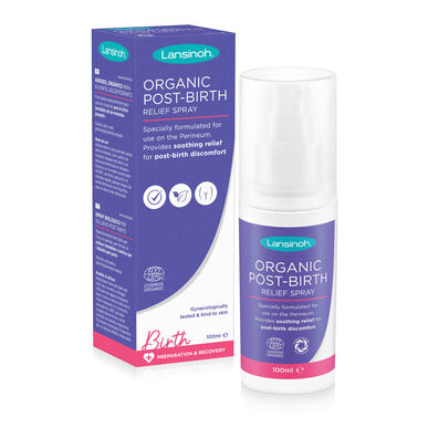 Lansinoh Organic synnytyksen jälkeinen helpotussuihke 100ml