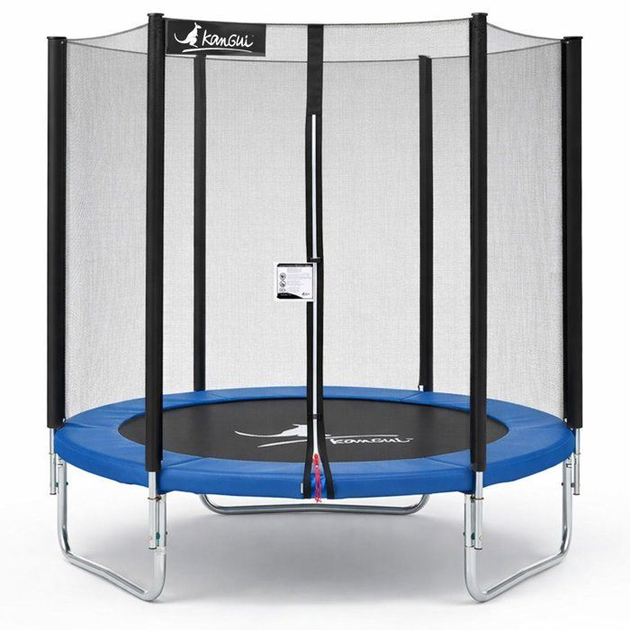 Trampoline - Ø 180 cm - Blue - KANGUI - With safety net