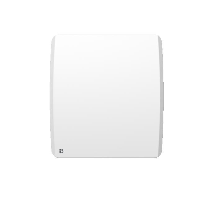 Radiatore elettrico fisso a inerzia secca in ceramica Besther ARIA 500W - Orizzontale, bianco
