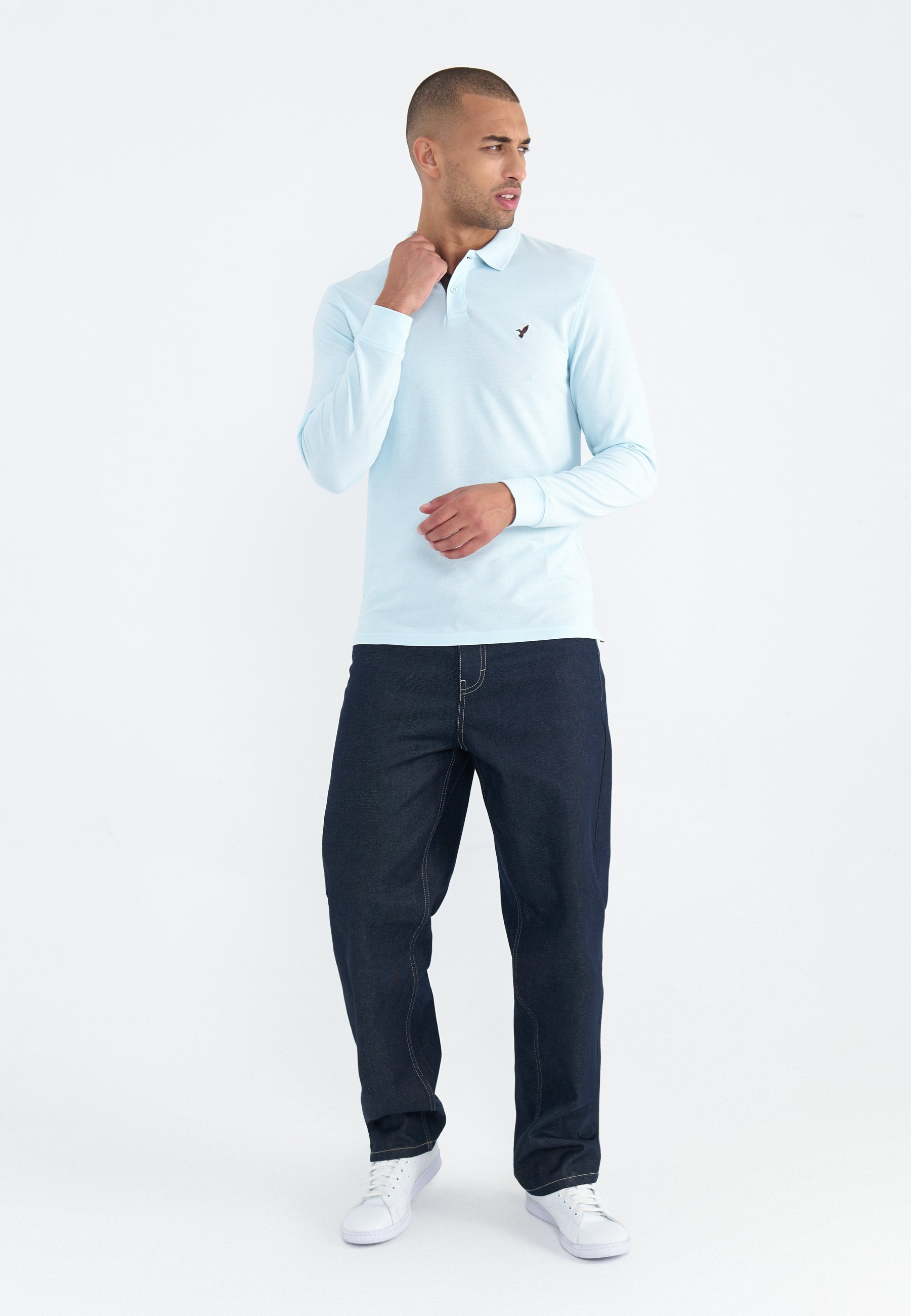 Pier One poloshirt - gemêleerd lichtblauw