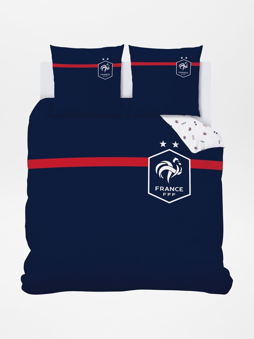 Juego de cama 'FFF' - doble - AZUL