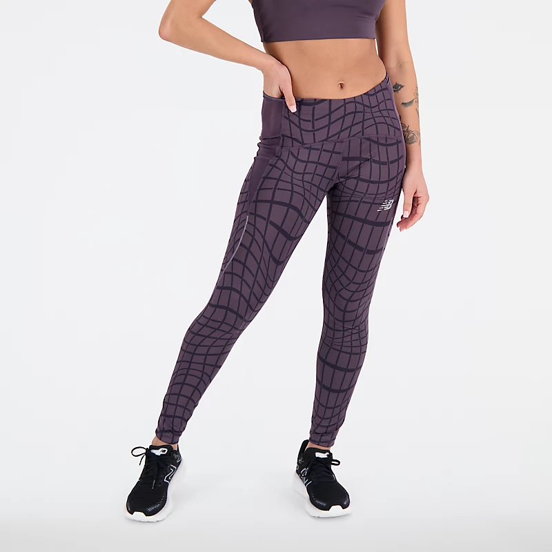 Damskie legginsy do biegania z nadrukiem Impact - INTERSTELLAR