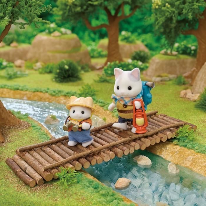 Personaggi articolati - SYLVANIAN FAMILIES - Figlio e gattino Latte - Avventura nella foresta segreta