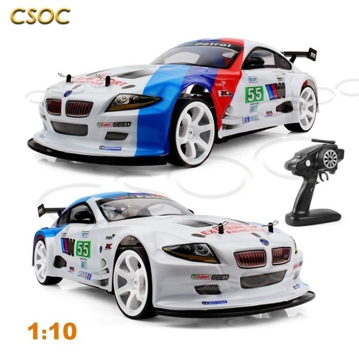 70 km/h - Auto radiocomandate da drifting fuoristrada, 1-10G, con luci a LED, alta velocità, telecomando, auto giocattolo