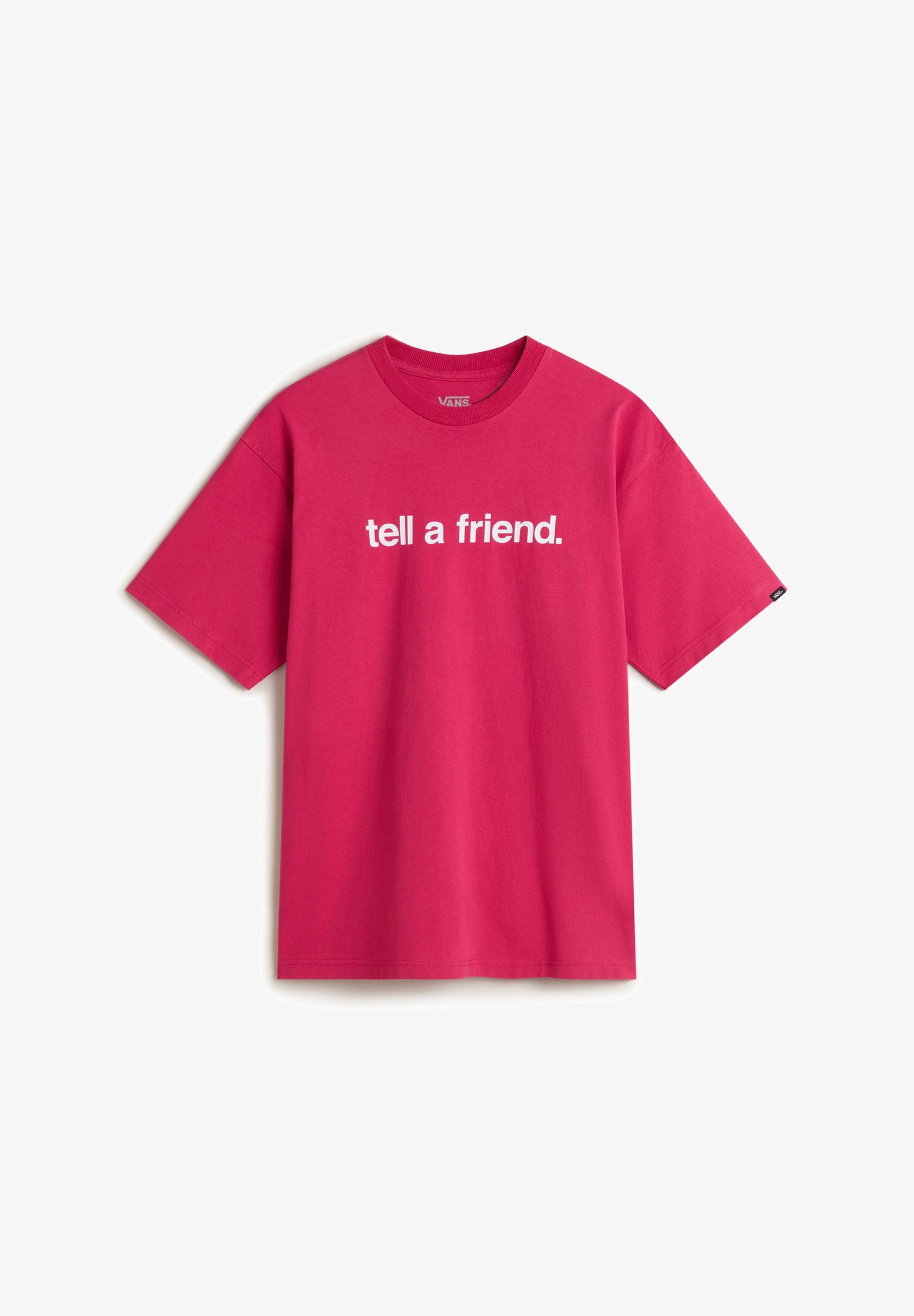 Vans TELL A FRIEND LOOSE FIT - T-shirt met print - kersenjubileum