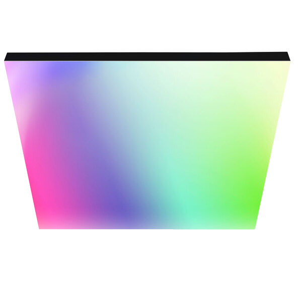 Smartes LED-panel Aris hvid+farvet, 45 x 45 cm