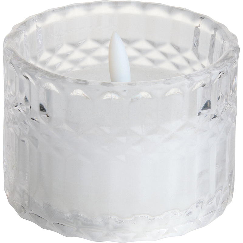 Vie Selected LED-valaisin lasia, ø 9x6,5 cm, kirkas
