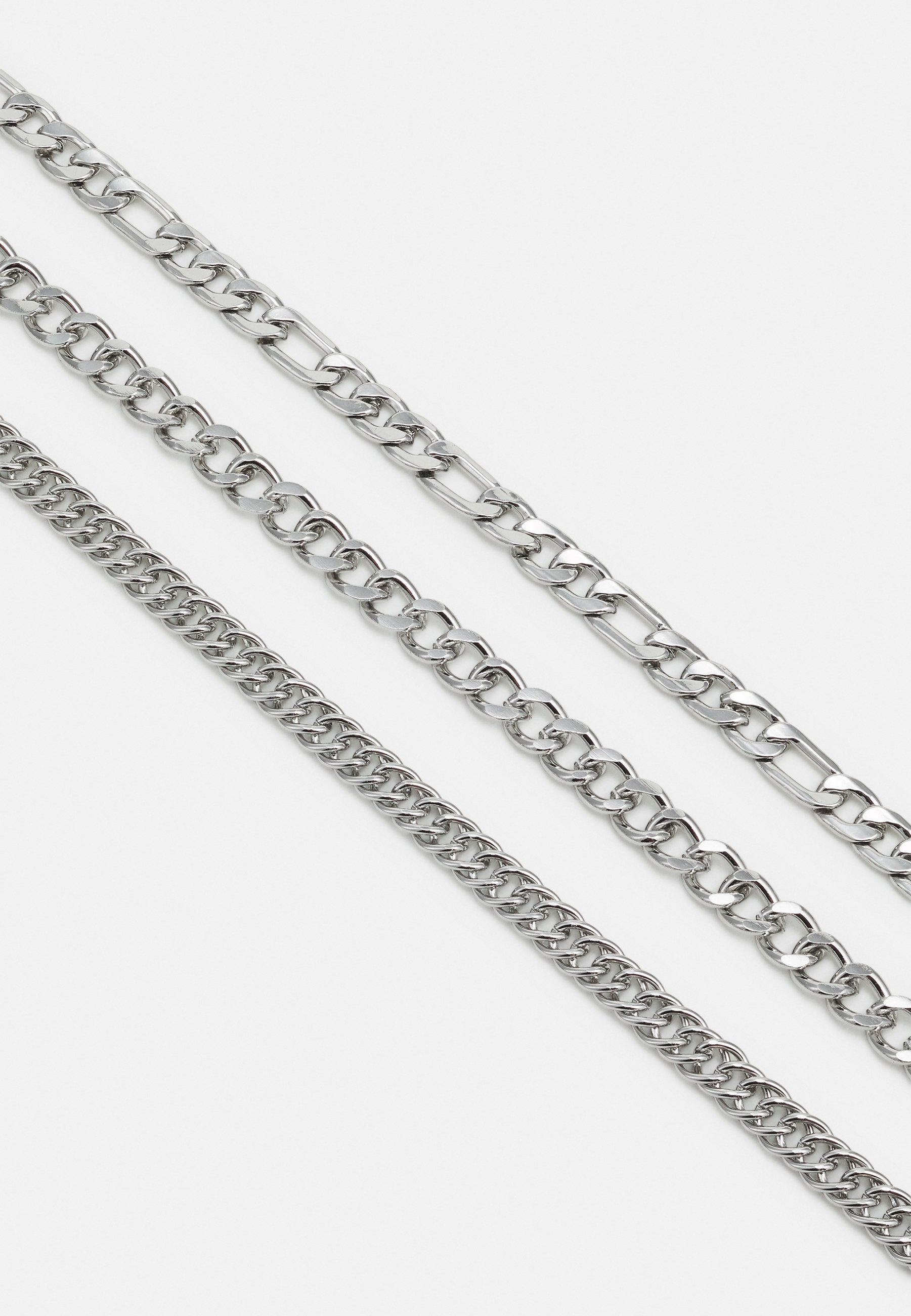 Pier One 3 PACK UNISEX - Naszyjnik - srebrny
