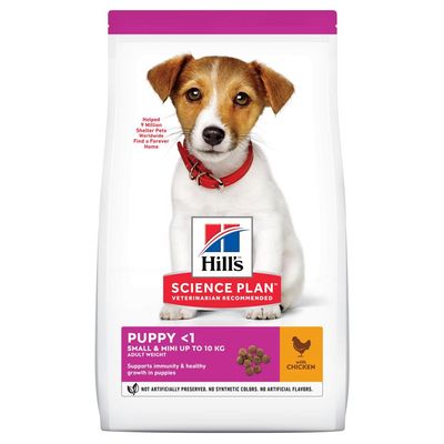 Hill's Science Plan Puppy <1 Pequeno e Mini com Frango