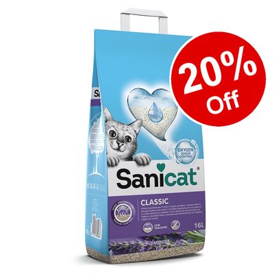 Nehrudkující stelivo pro kočky Sanicat – sleva 20 %!*