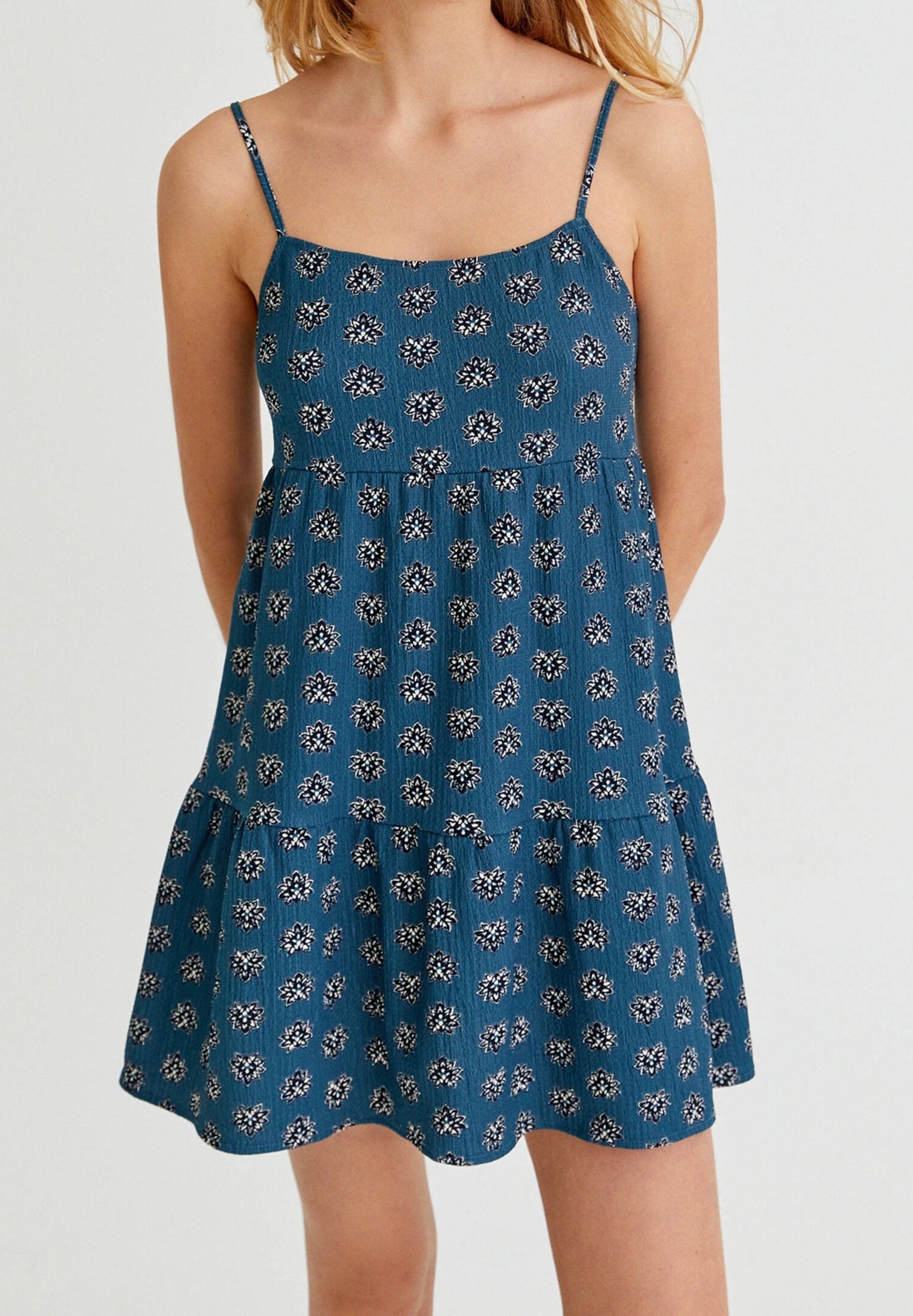 PULL&BEAR Tageskleid - blau