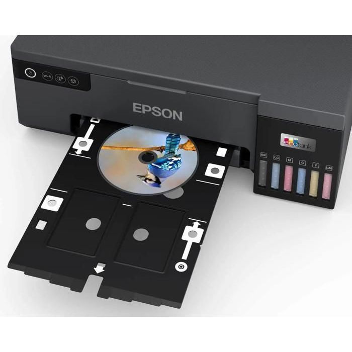 Imprimante Photo - Epson - EcoTank L8050 - 22 pages/min - Wi-Fi Direct - 6 Réservoirs d'encre