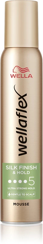 Wella Wellaflex Silk Finish & Hold īpaši stipras fiksācijas matu putas