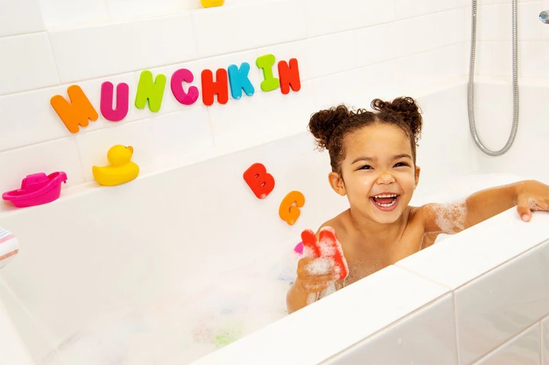 Munchkin Bath Učenje črk in številk Vodna igrača