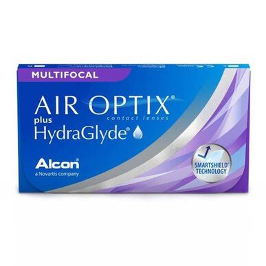 Multifokální kontaktní čočky Air Optix Plus HydraGlyde, 3 nebo 6 ks