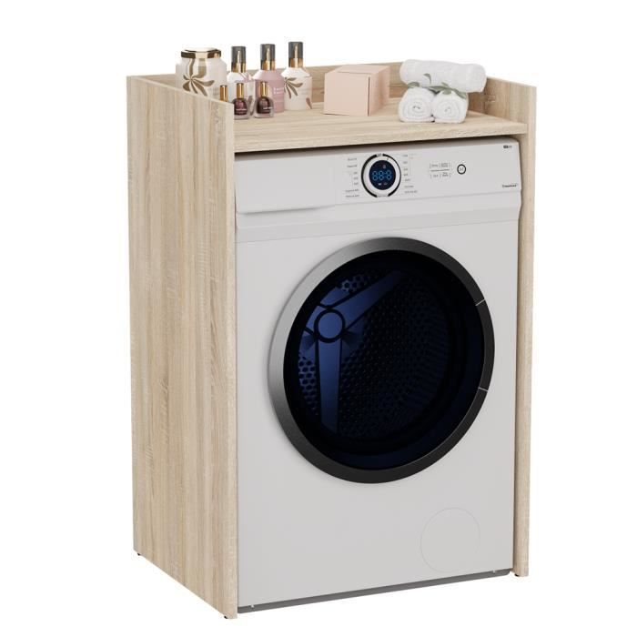 COMO - Armário para Máquina de Lavar Roupa - Armário de Banheiro - 64x50x97,5 cm - Lavanderia