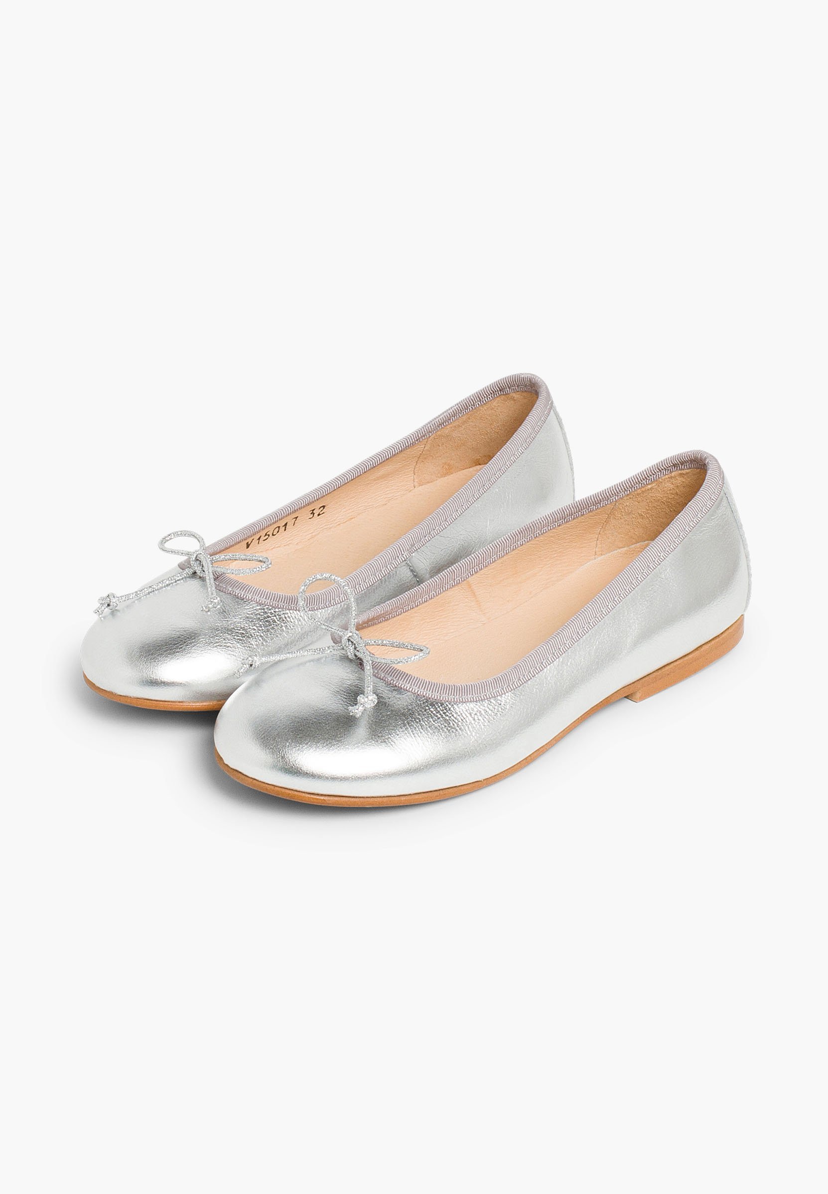Pisamonas GIRL LEATHER MANOLETINAS - Sapatilhas - prateado