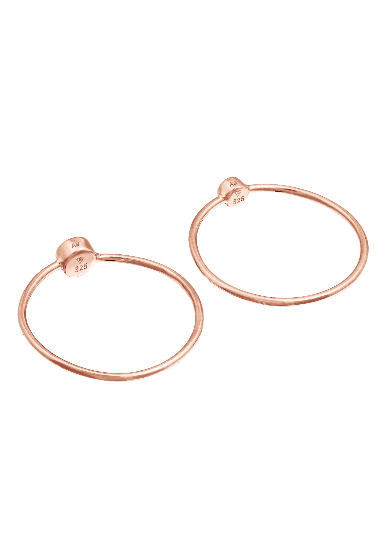 Elli Femmes Set Filigrane avec Cristaux Noir en Argent Sterling 925