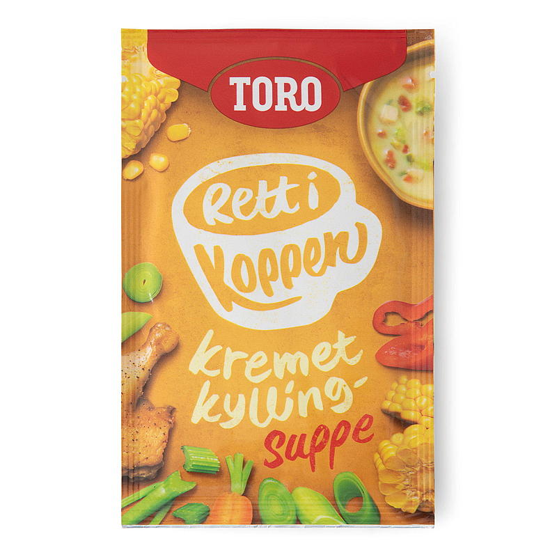Sopa de pollo cremosa Toro, lista para consumir, 23 g Toro