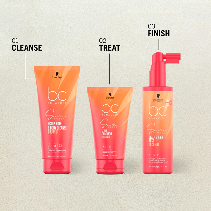 Schwarzkopf Professional BC Bonacure Sun Protect Scalp & Hair Mist beschermende sprayshampoo voor vermoeid haar en hoofdhuid