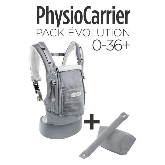 LOVE RADIUS - Porte-bébé PhysioCarrier + pack accessoires Tout éléphant LOVE RADIUS