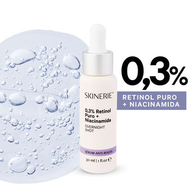 Skinerie Yövasvoseerumi retinolia ja niasiiniamidia sisältävällä yövoiteella 30 ml