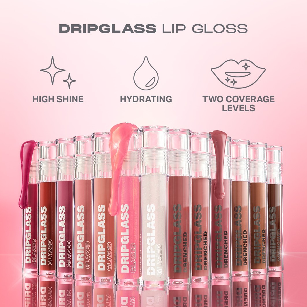 Morphe lūpų blizgis „Dripglass“ su glazūra – 3,8 g