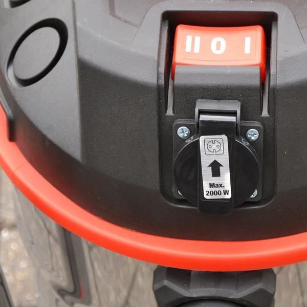 Industrial Vacuum Cleaner - HECHT - 8335 Z - 1400W - 35L Stainless Steel - Accessories Included
