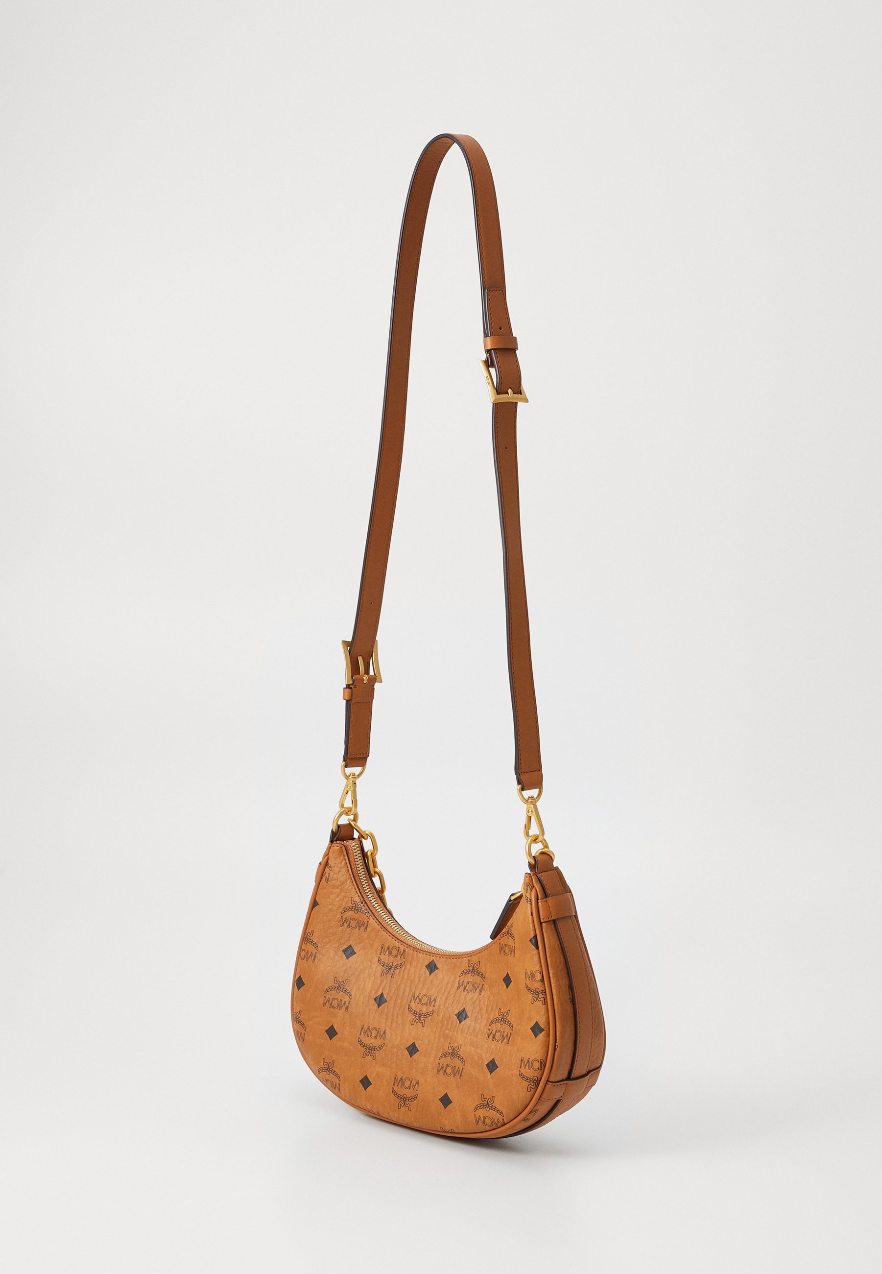 MCM AREN HOBO - Handtas - cognac