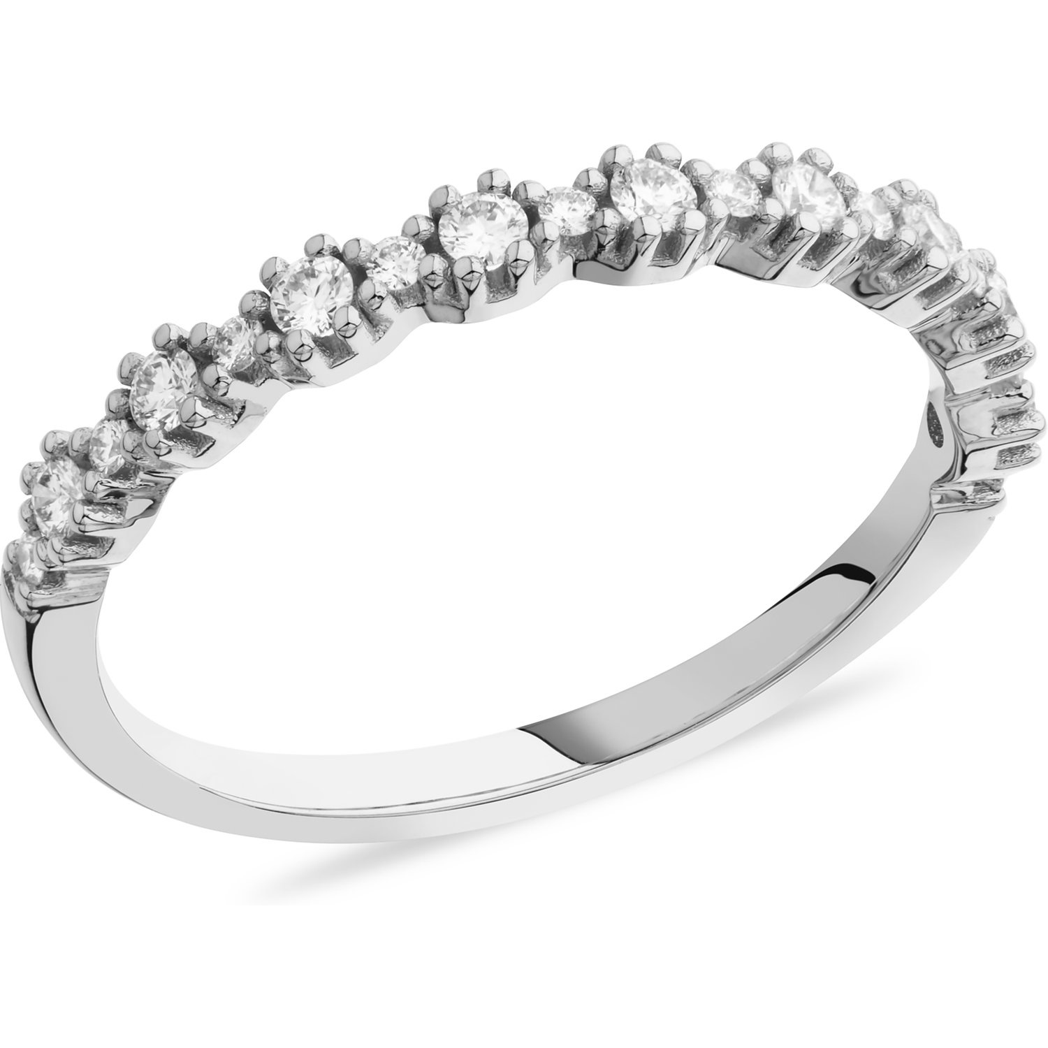 CHRIST Bagues or blanc