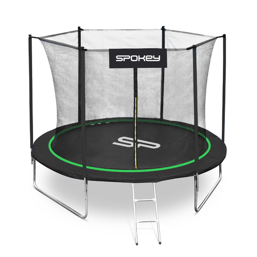 Trampolína 244 cm Spokey Jumper zelená