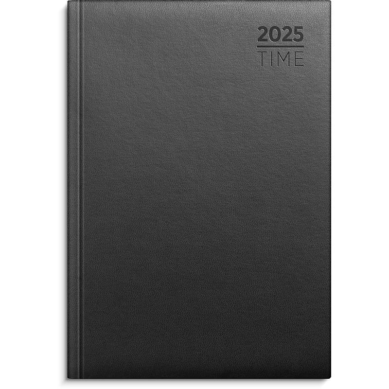 Almanacco orario A5 nero 2025
