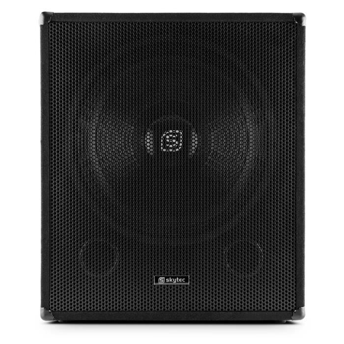 Vonyx SWA15 actieve subwoofer - 1000W, 18 inch, zwart