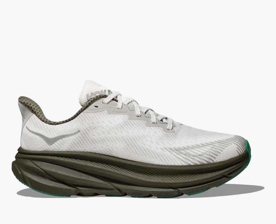HOKA Stealth/Tech Clifton 9 GORE-TEX Harbor Mist / Barley