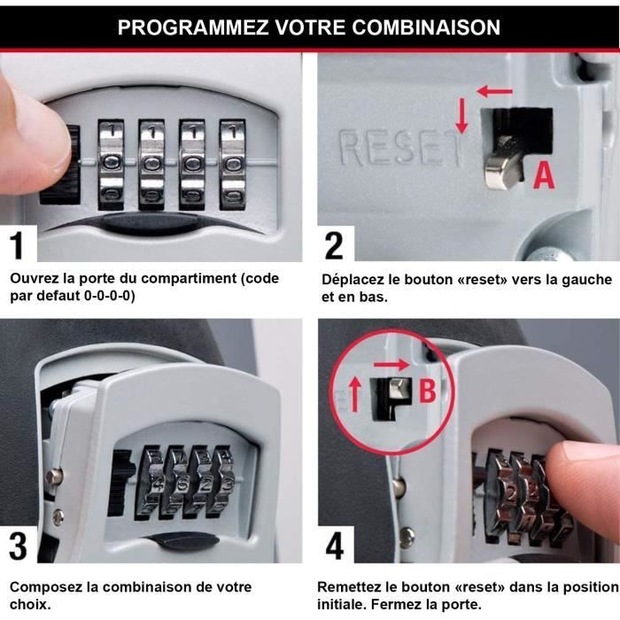 Cofre para chaves seguro - MASTER LOCK - 5400 EUR - Tamanho médio - Com cadeado - Select Access. Compartilhe suas chaves com segurança.