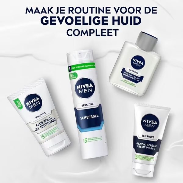 NIVEA Men Sensitive skutimosi putos<br>250ml - Jautriai odai