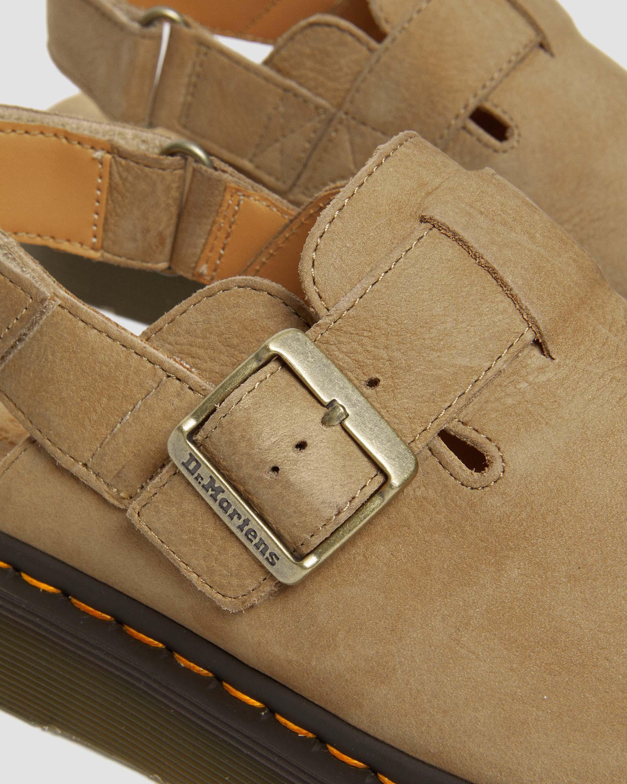 Jorge II Tumbled Nubuck Leather Slingback Mules
